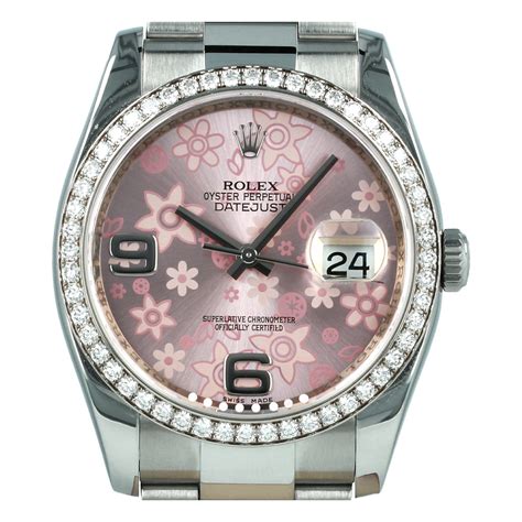 rolex oyster perpetual datejust 36mm 116244 has real diamonds|Rolex 36mm Datejust diamond bezel.